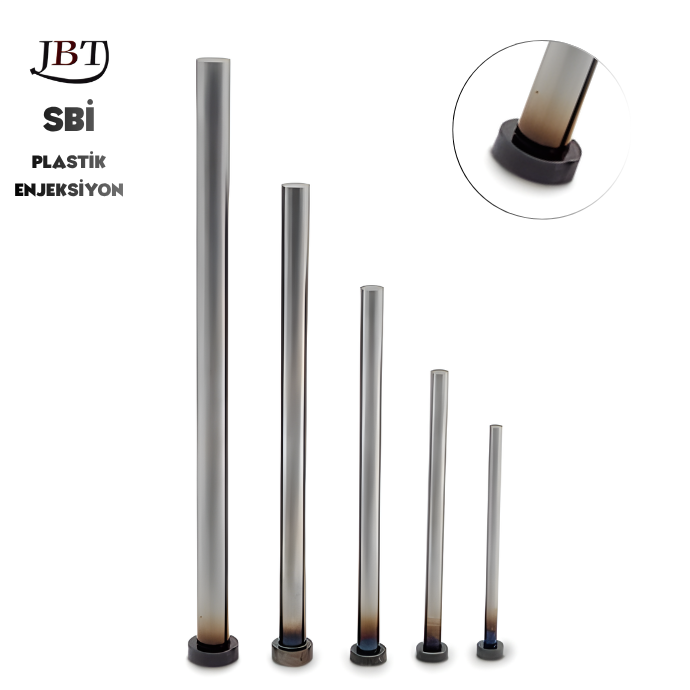 Plastik Enjeksiyon Silindir Başlı İtici Pim