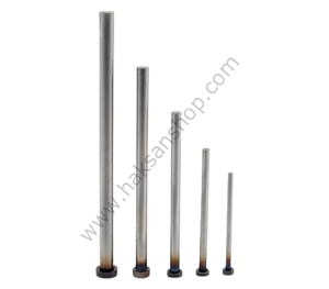 Metal Enjeksiyon Silindir Başlı İtici Pim - BEYAZ