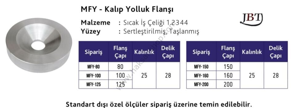 Kalıp Yolluk Flanşı