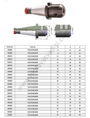 ISO Tipi VELDON Takım Tutucu ISO50 40x90