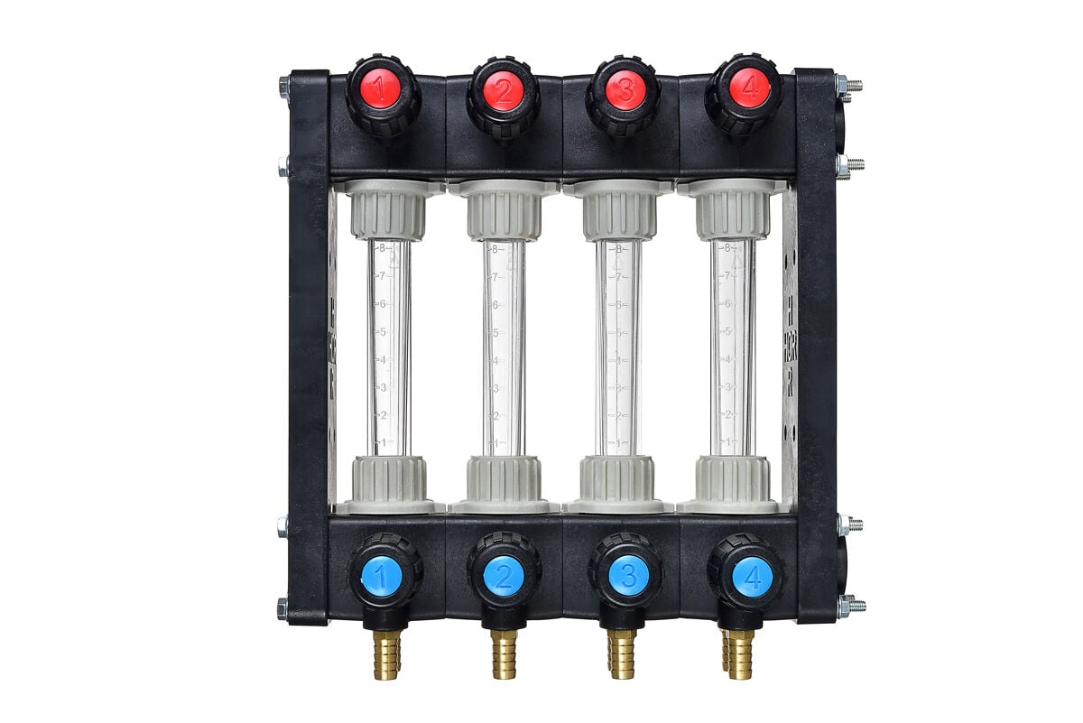 PLASTİK SU KOLLEKTÖRÜ - SİRKÜLASYON REGÜLATÖR 04 TÜP