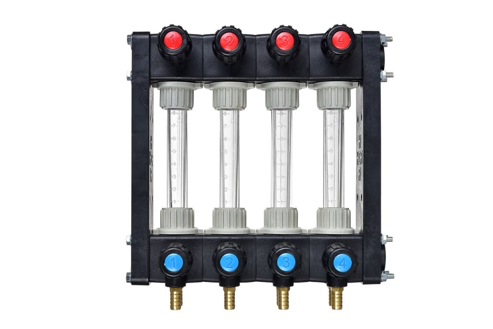 PLASTİK SU KOLLEKTÖRÜ - SİRKÜLASYON REGÜLATÖR 04 TÜP