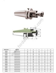 BT Tipi Kombine Tarama Başlığı BT40 KTB 22X100 TARAMA BAŞLIĞI 324122