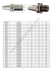 BT Tipi VELDON Takım Tutucu BT40 5x100