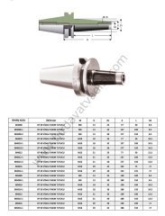 BT Tipi Vidalı Takım Tutucu BT-40 M-16X52