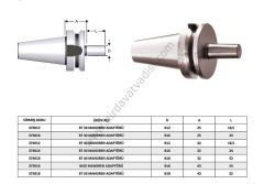 BT Tipi Konik Takım Tutucu-Mandren Adaptörü BT30 B-12