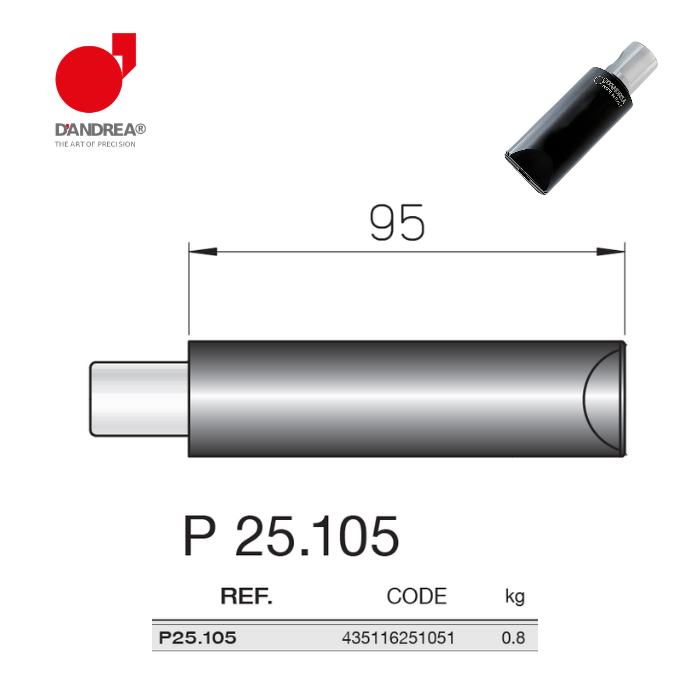 DANDREA TRM 50 P25.105 BARA ARA UZATMA