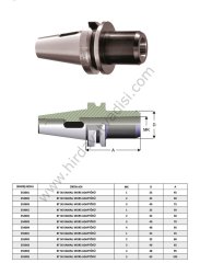 BT Tipi Kamalı Konik Takım Tutucu-Mors Adaptörü BT 50 MK4X95