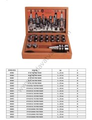 BT Tipi Takım Tutucu Pens Takımları BT 50 ER25 430