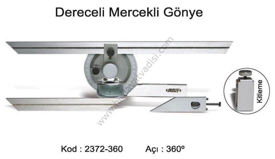Insize 2372-360 Universal Açı Ölçer