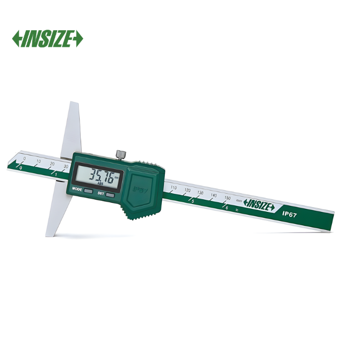 Insize 1149 Su Geçirmez Dijital Derinlik Kumpası