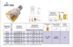 APKT Vidalı Takım 25 x 3 APKT 1003 M12 VT140