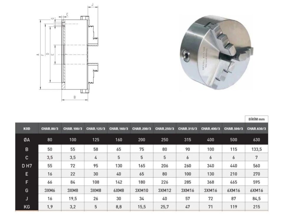 630X3 Torna Aynası SANOU