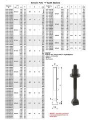 Nr.1610  -T- Ayaklı Saplama Pullu Somunlu M24 - 24 - 315 MM