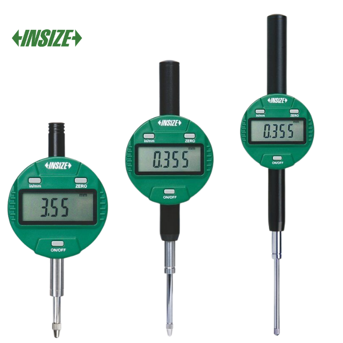 Insize 2112 Dijital Komparatör (Standart Model) Düz Kapaklı - 0.01mm/0.0005'' - 25.4mm/1''