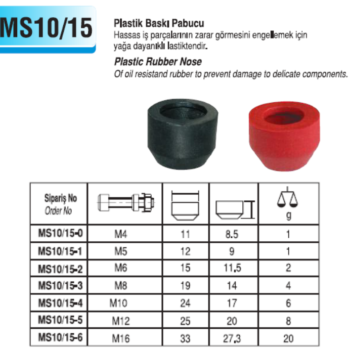 MS10/15 PLASTİK BASKI PAPUCU