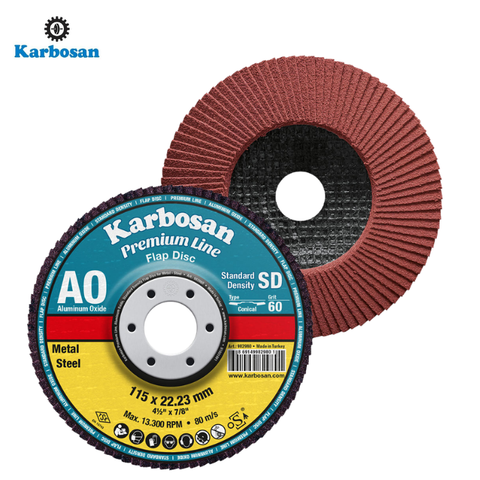 KARBOSAN FLAP DİSK ZIMPARA NK 115X22.23mm
