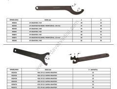 ER/440/462/467/470 Tipi Pens Başlığı Anahtarı-Ay Anahtar ER40 /472 KAPAK ANAHTARI