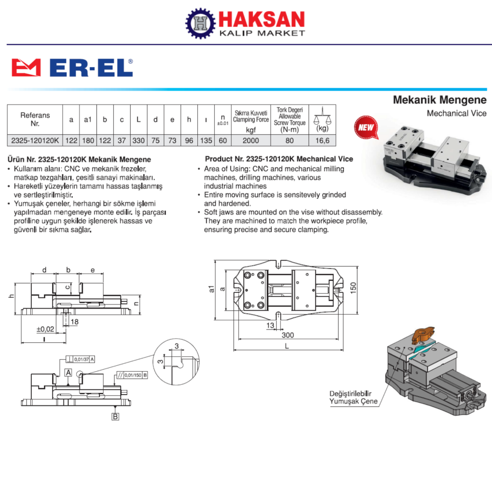 2325-120120K MEKANİK MENGENE EREL