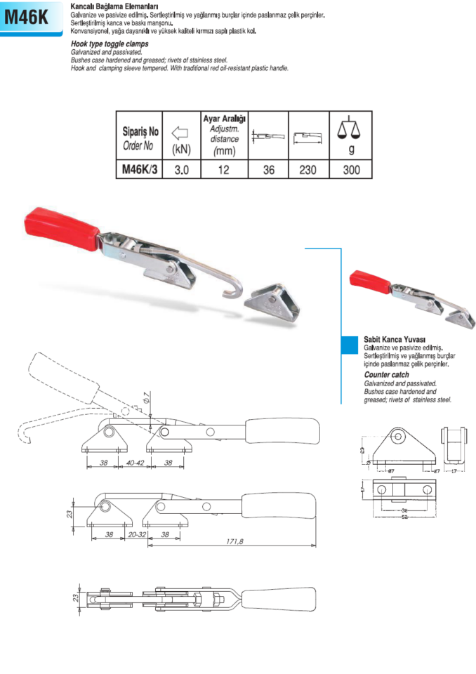 ÇİZMAK M46K/3 KANCALI APARAT