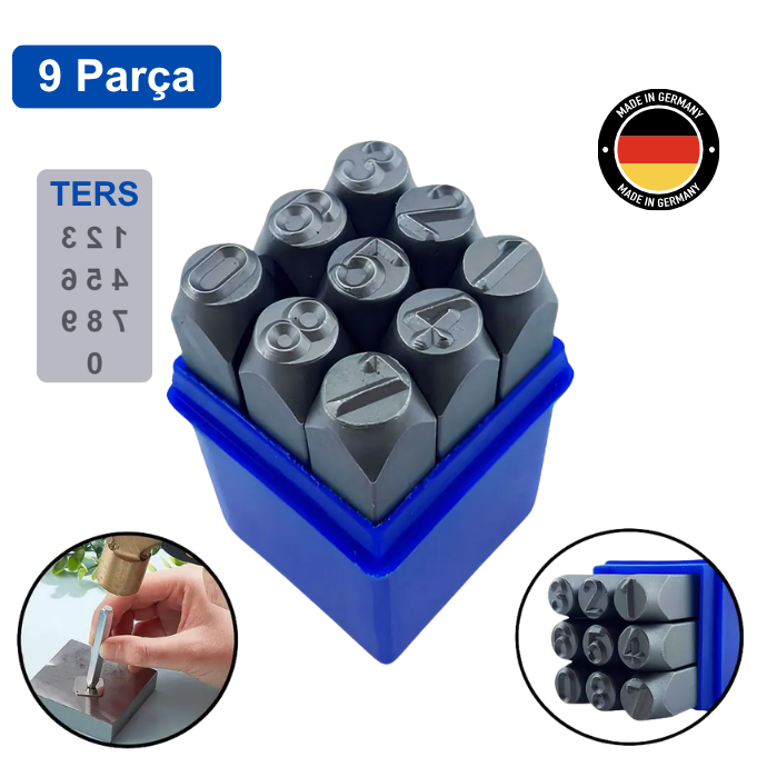 TERS-DÜZ ÇELİK RAKAM TAKIMI TERS - 05