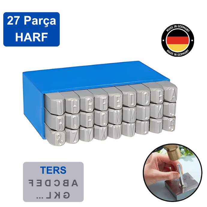 TERS-DÜZ ÇELİK HARF TAKIMI TERS - 05