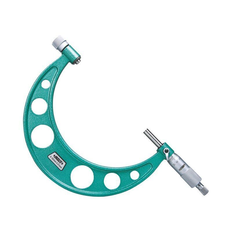 Insize 3206 Değiştirilebilir Uçlu Mekanik Dış Çap Mikrometresi