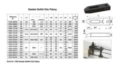Nr.1330 Destek Delikli Düz Pabuç M 10 - 80