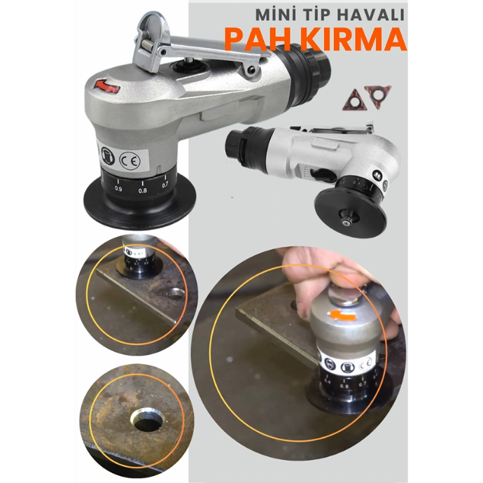 Havalı Mini Pah Kırma Makinesi