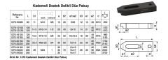 Nr.1370 Kademeli Destek Delikli Düz Pabuç M24 - 200