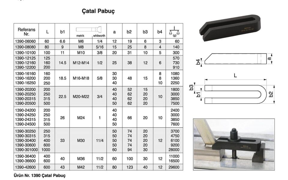 Nr.1390 Çatal Pabuç