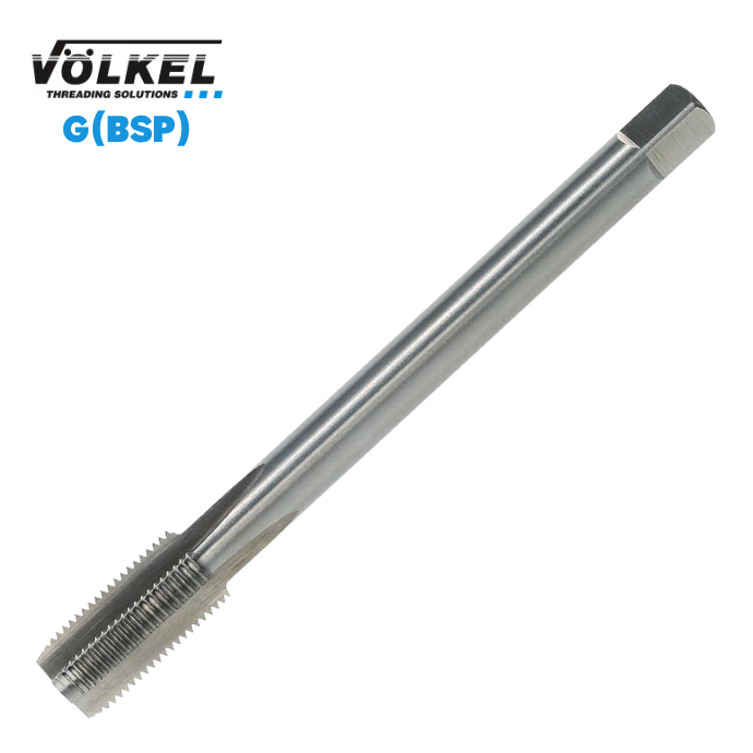 VÖLKEL GAZ DİŞ DÜZ MAKİNA KILAVUZ HSS-E G(BSP)