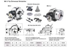 BS-2 / Aynalı ve Aynasız Puntalı Üniversal Divizör Seti AYNALI (160) BS 2J