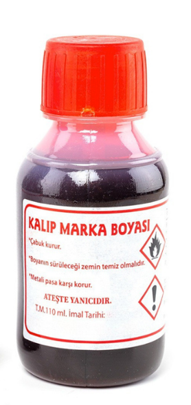 Kalıp Marka Boyası Kırmızı & Mavi KIRMIZI