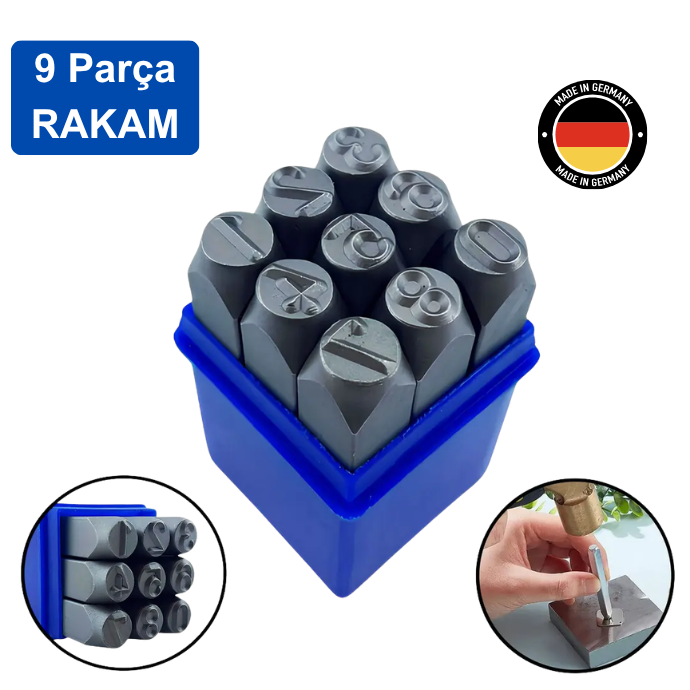TERS-DÜZ ÇELİK RAKAM TAKIMI