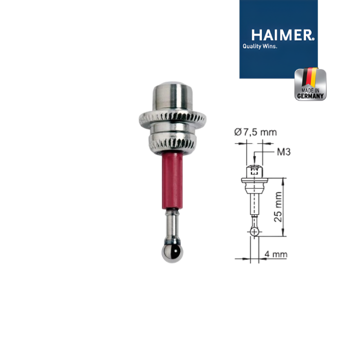 Haimer Mekanik 3D Tester ve Yedek Uçlar KISA UÇ 4MM (12879)