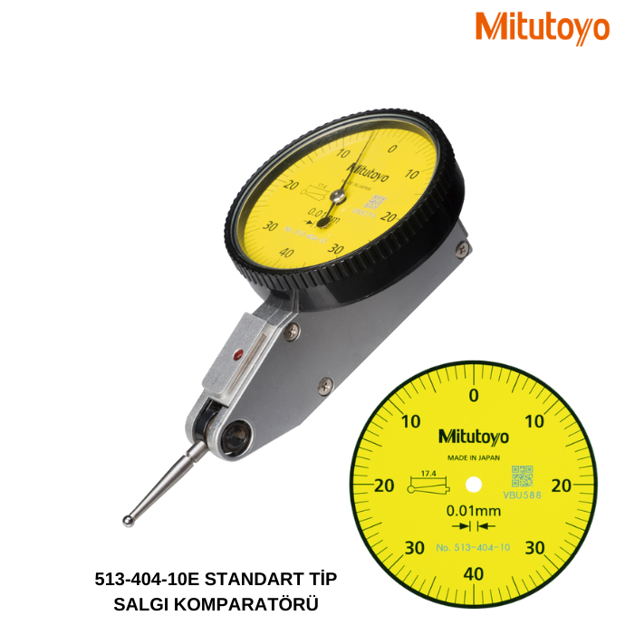 Mitutoyo Komparatör Saatleri (Standart Modeller) 513-404-10E