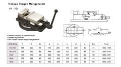 VD-VA Serisi / Vidalı Hassas CNC-Freze Mengenesi