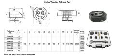 Nr.2090 Kollu Yandan Sıkma Bağlama Seti M 14X24 KOLLU YANDAN SIKMA BAĞL.SETİ
