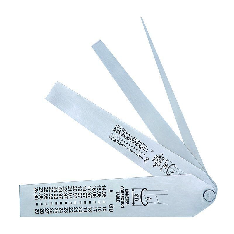 Insize 4837 Konik Cetvel Seti 1-29 mm