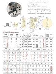 CAPEL 2 / 3 / 4 Ayaklı Hidrolik Ayna 250 - A8 2 AYAKLI