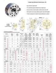 CAPEL 2 / 3 / 4 Ayaklı Hidrolik Ayna 250 - A6 3 AYAKLI