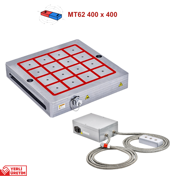 Elektro Manyetik Tabla + Kontrol Ünitesi 400 x 400