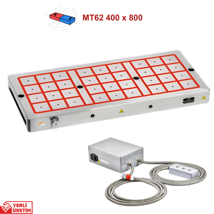Elektro Manyetik Tabla + Kontrol Ünitesi 400 x 800