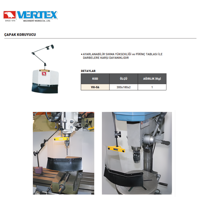 VH-56 VERTEX ÇAPAK KORUYUCU