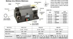 12-25 MM MATKAP UCU BİLEME VDG 25