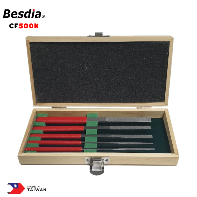 Elmas Eğe Seti  5'li BESDİA CF500 Kutulu