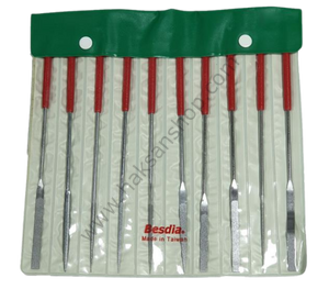 Elmas Eğe Seti 10'lu BESDİA PFL10  PVC Ambalajlı