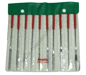 Elmas Eğe Seti 10'lu BESDİA PFL10  PVC Ambalajlı