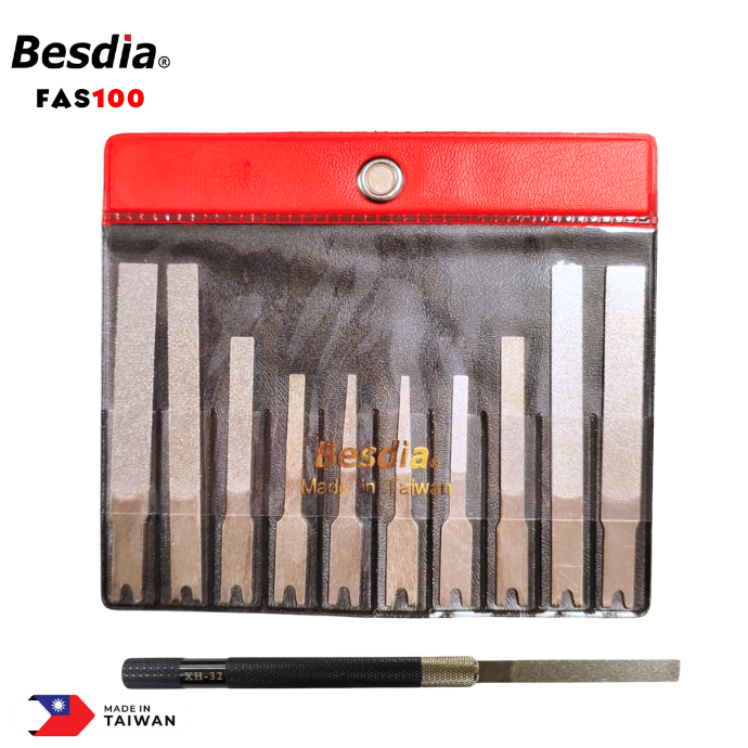 Diprofil Elmas Eğe Seti 10'lu BESDİA FAS100